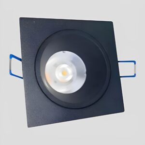 Ojo de Buey Negro Cuadrado Dirigible