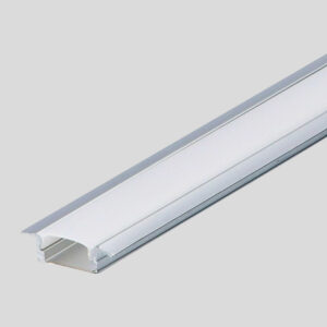 Perfil Aluminio Natural Empotrado