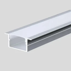 Perfil Aluminio Natural Empotrado