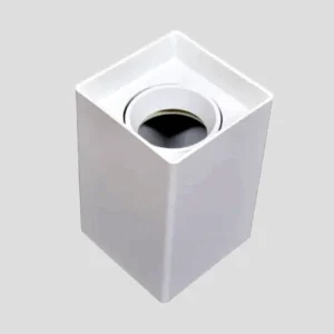 Lámpara Sobreponer Cuadrada Blanco