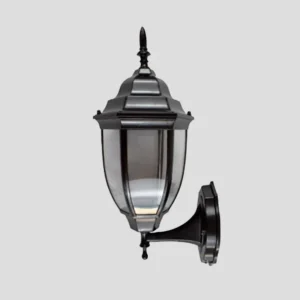 Farol pared acabado negro