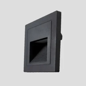 Arbotante sobrepuesto LED color negro