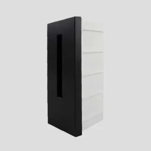 Arbotante empotrado LED color negro