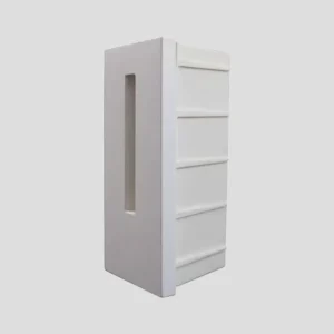 Arbotante LED empotrado color blanco
