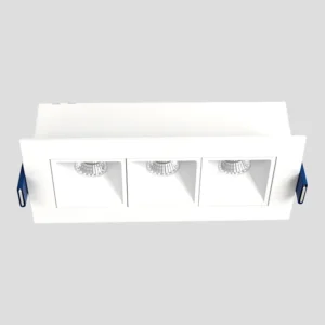 Lámpara LED empotrada en techo 7w acabado blanco