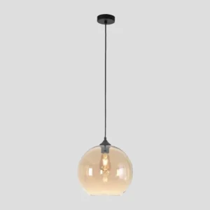 Lámpara decorativa colgante esfera vidrio
