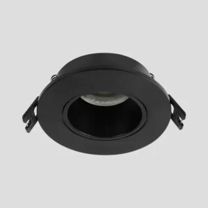 Spot de techo redondo ajustable color negro
