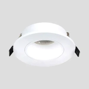 Spot de techo empotrable redondo color blanco