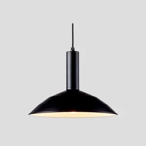 Lámpara suspendida LED Deco campana negra